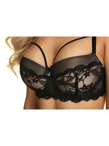 Biustonosz LAURA PUSH UP CZA - 2 Biustonosz LAURA PUSH UP CZA - 2